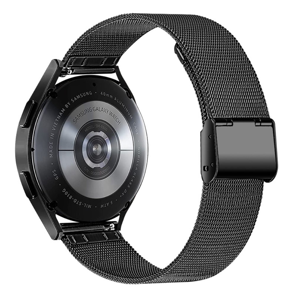 Cinturino in rete Samsung Galaxy Watch 6 44mm, nero