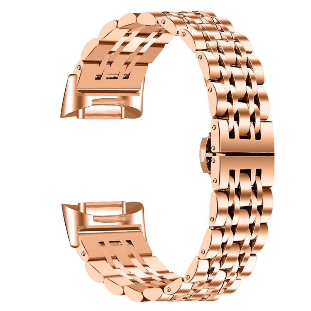 Bracciale in acciaio inossidabile Fitbit Charge 5 Rose Gold