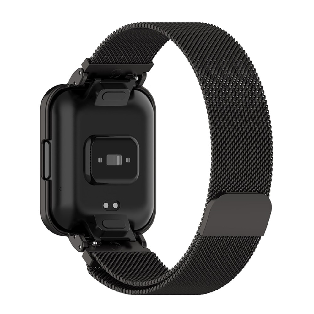 Cinturino con cover milanese per Xiaomi Redmi Watch 2 Lite, nero