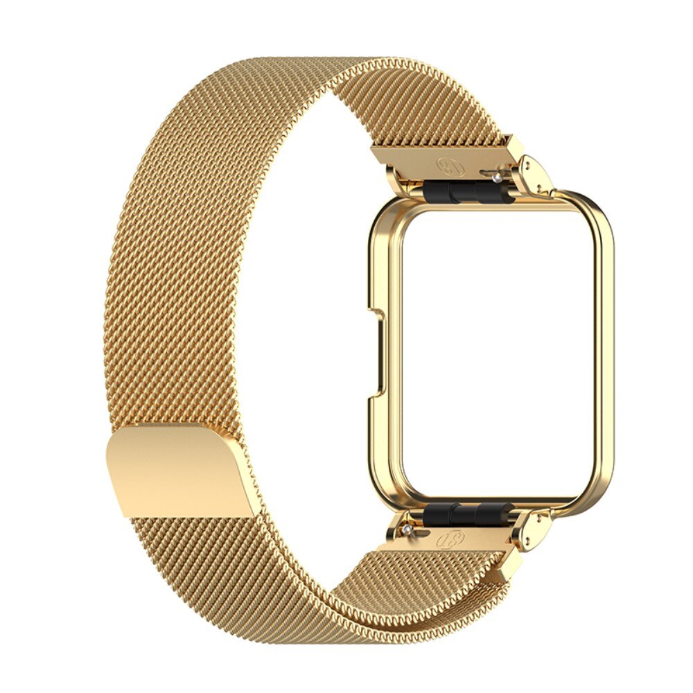 Cinturino con cover milanese per Xiaomi Redmi Watch 2 Lite, oro