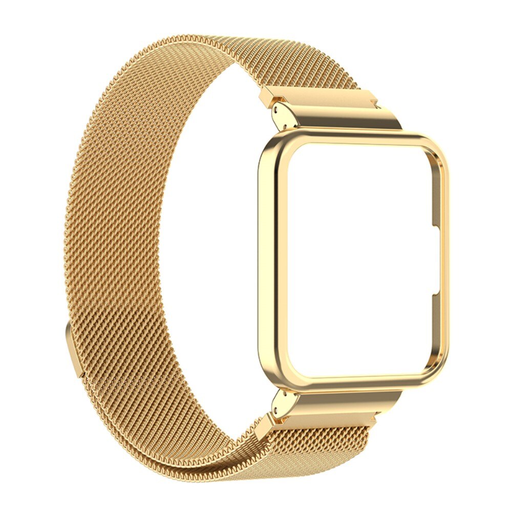 Cinturino con cover milanese per Xiaomi Redmi Watch 2 Lite, oro