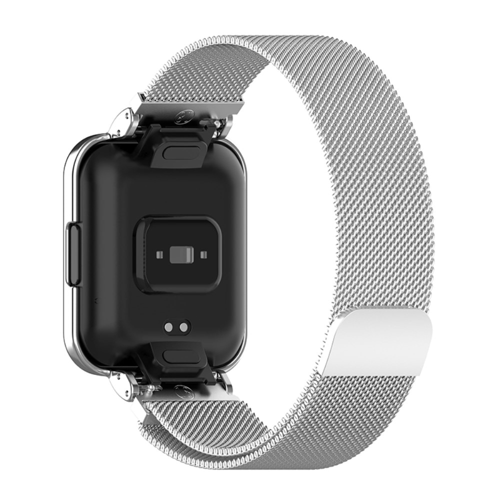 Cinturino con cover milanese per Xiaomi Redmi Watch 2 Lite, d'argento