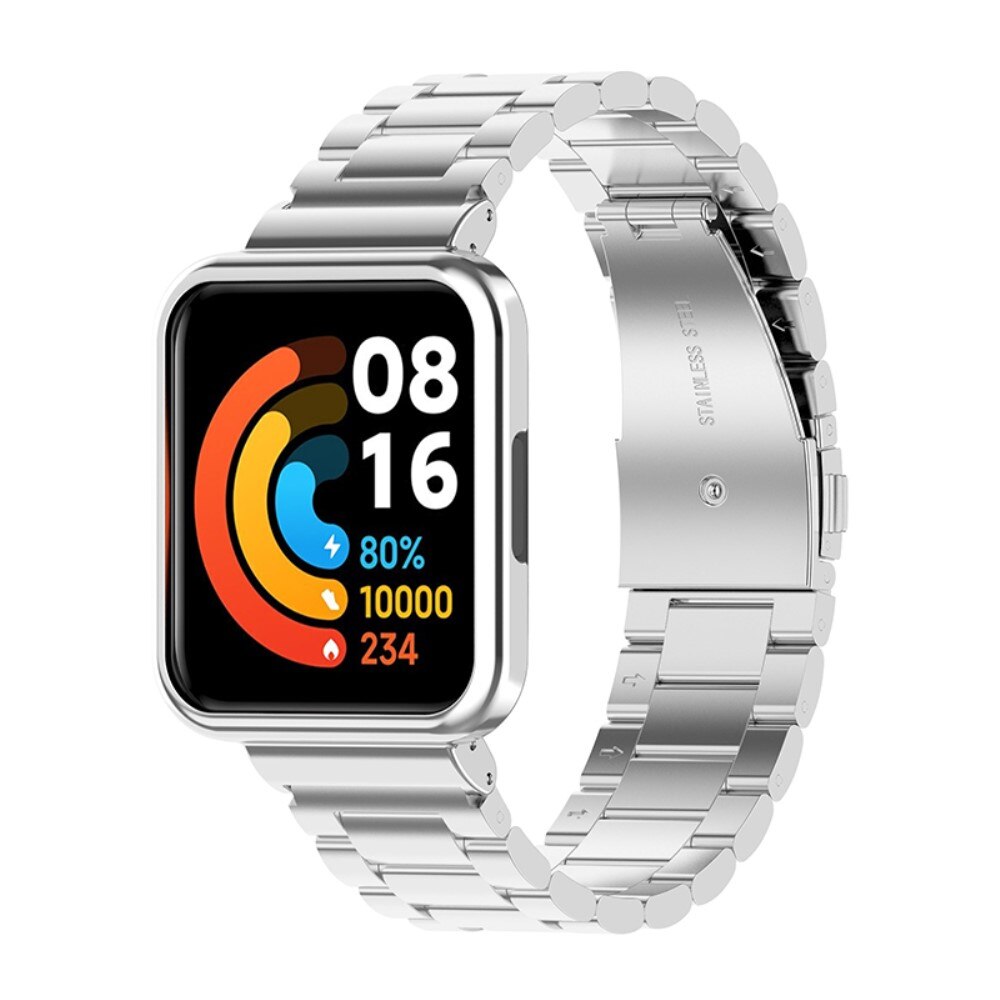 Cinturino in metallo Xiaomi Redmi Watch 2 Lite d'argento