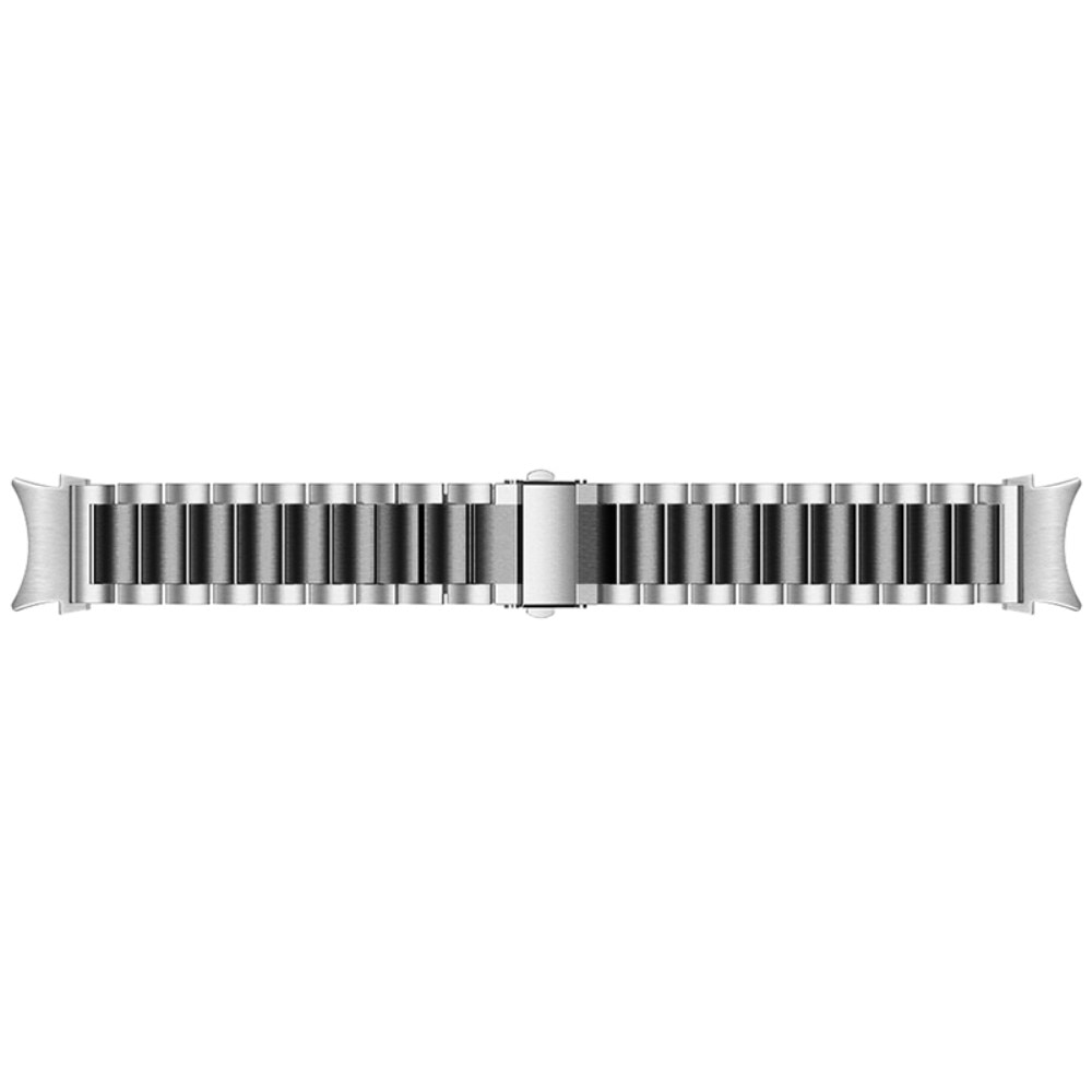 Full Fit Cinturino orologi in metallo Samsung Galaxy Watch 5 Pro 45mm, d'argento/nero
