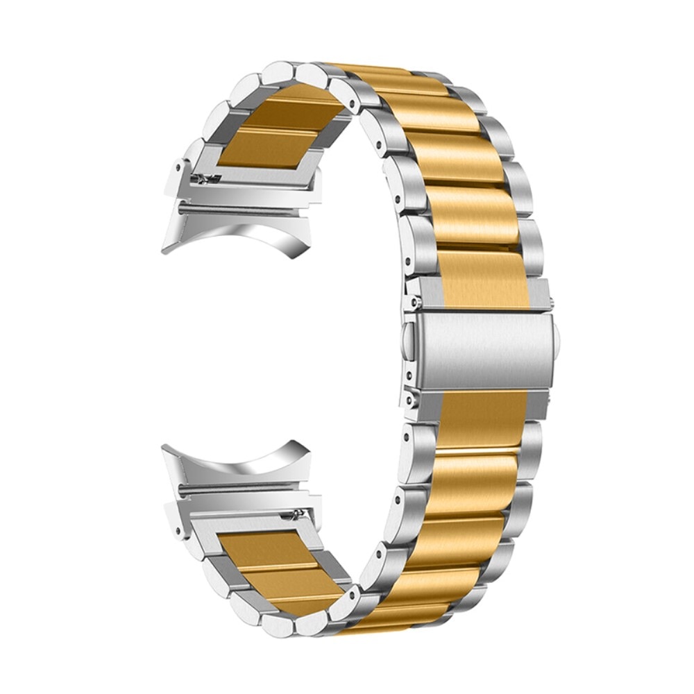 Full Fit Cinturino orologi in metallo Samsung Galaxy Watch 6 Classic 47mm, d'argento/oro