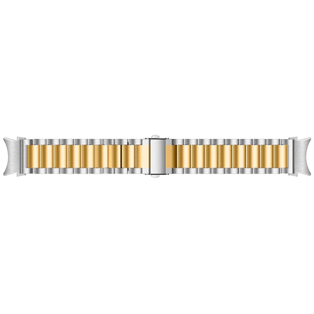 Full Fit Cinturino orologi in metallo Samsung Galaxy Watch 4 44mm, d'argento/oro
