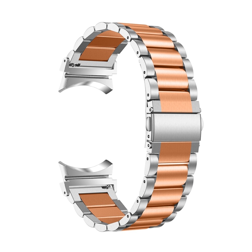 Full Fit Cinturino orologi in metallo Samsung Galaxy Watch 5 44mm, d'argento/oro rosa