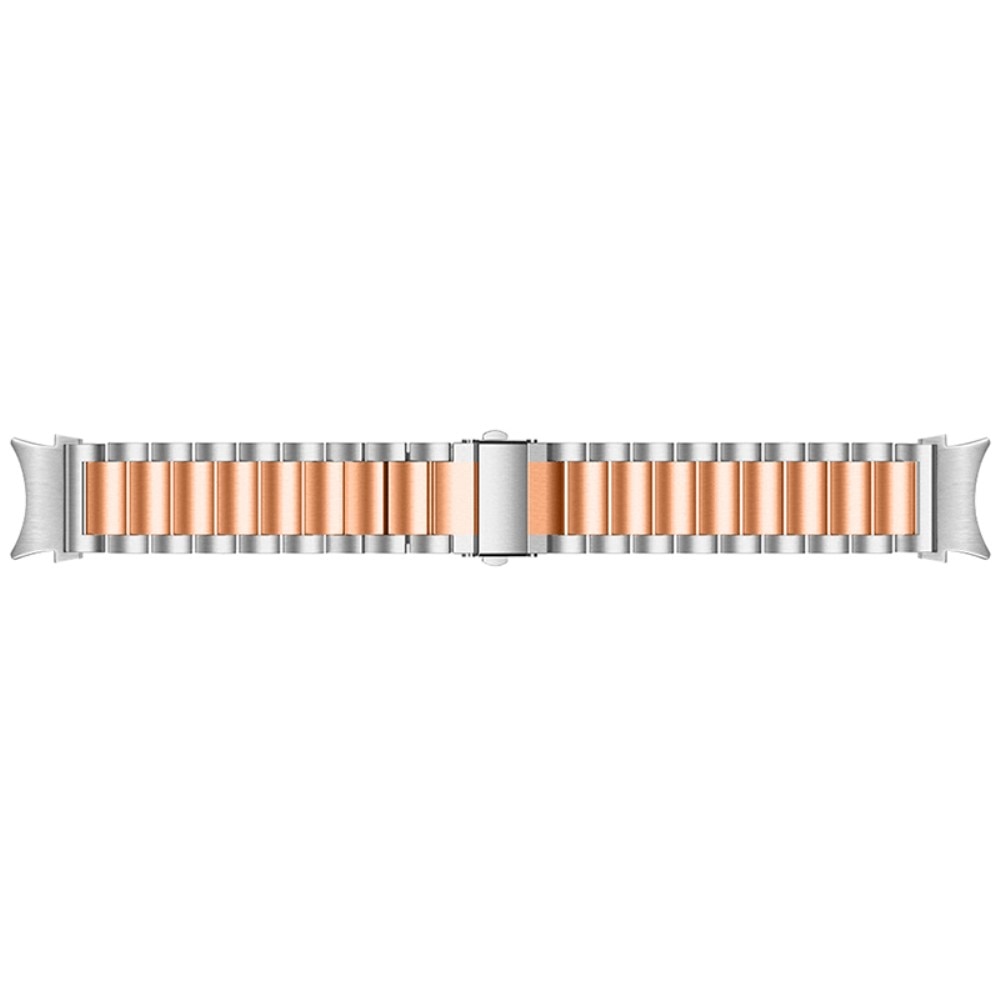 Full Fit Cinturino orologi in metallo Samsung Galaxy Watch 4 40mm, d'argento/oro rosa