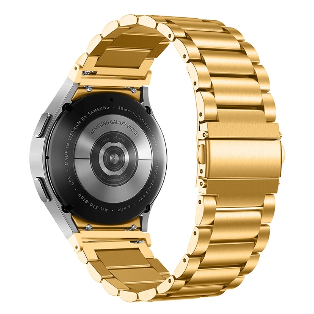 Full Fit Cinturino orologi in metallo Samsung Galaxy Watch 6 Classic 47mm, oro