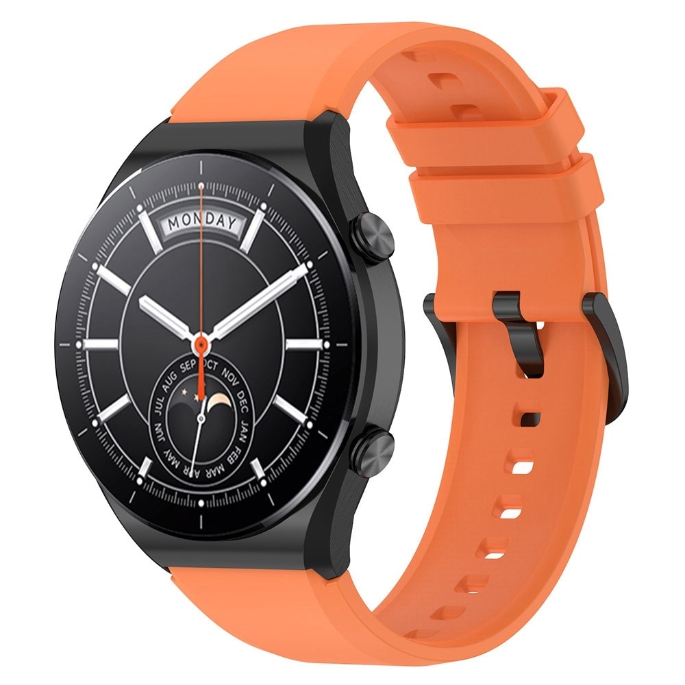 Cinturino in silicone per Xiaomi Watch S1, arancia