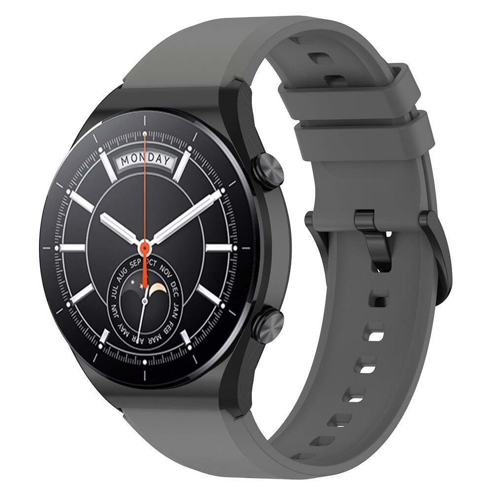 Cinturino in silicone per Xiaomi Watch S1, grigio