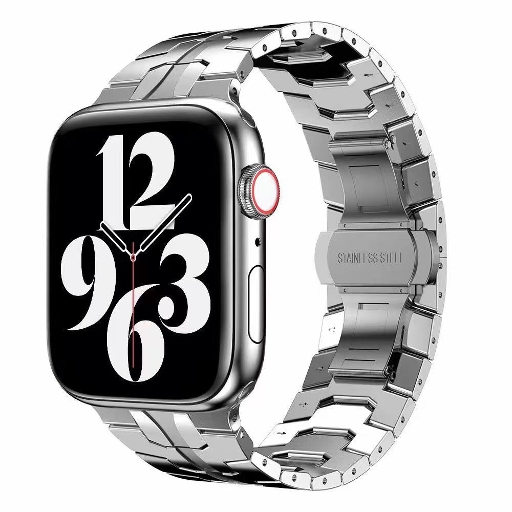 Race Stainless Steel Apple Watch 45mm Series 8 D'argento