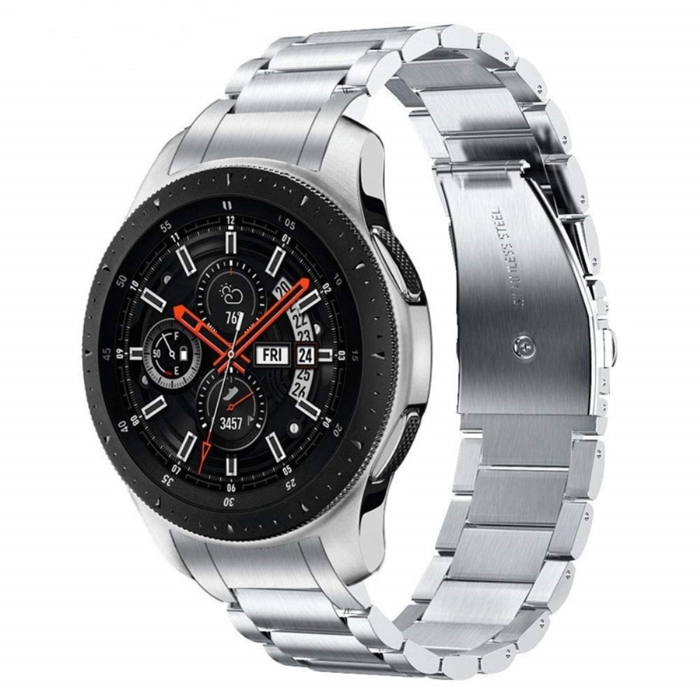 Full Fit Cinturino orologi in metallo Samsung Galaxy Watch 46mm D'argento
