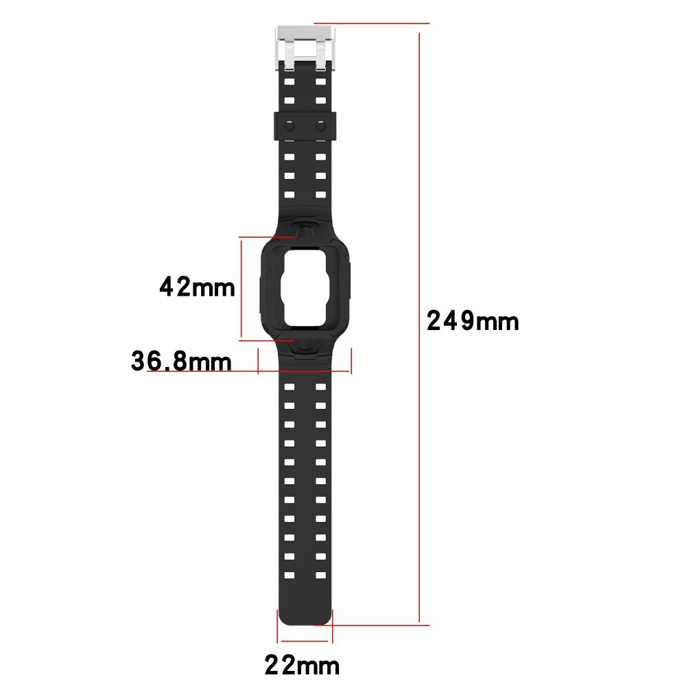 Cinturino con cover Avventura Xiaomi Redmi Watch 2 Lite nero