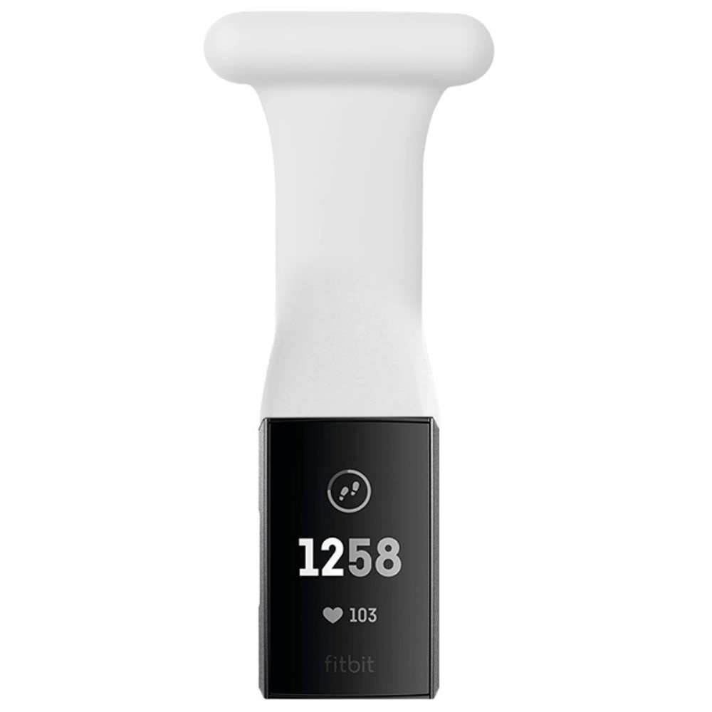 Orologi da infermiere in silicone Fitbit Charge 3/4 Bianco