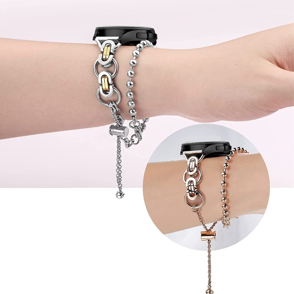 Cinturino in acciaio con perle Samsung Galaxy Watch 6 40mm Oro Rosa