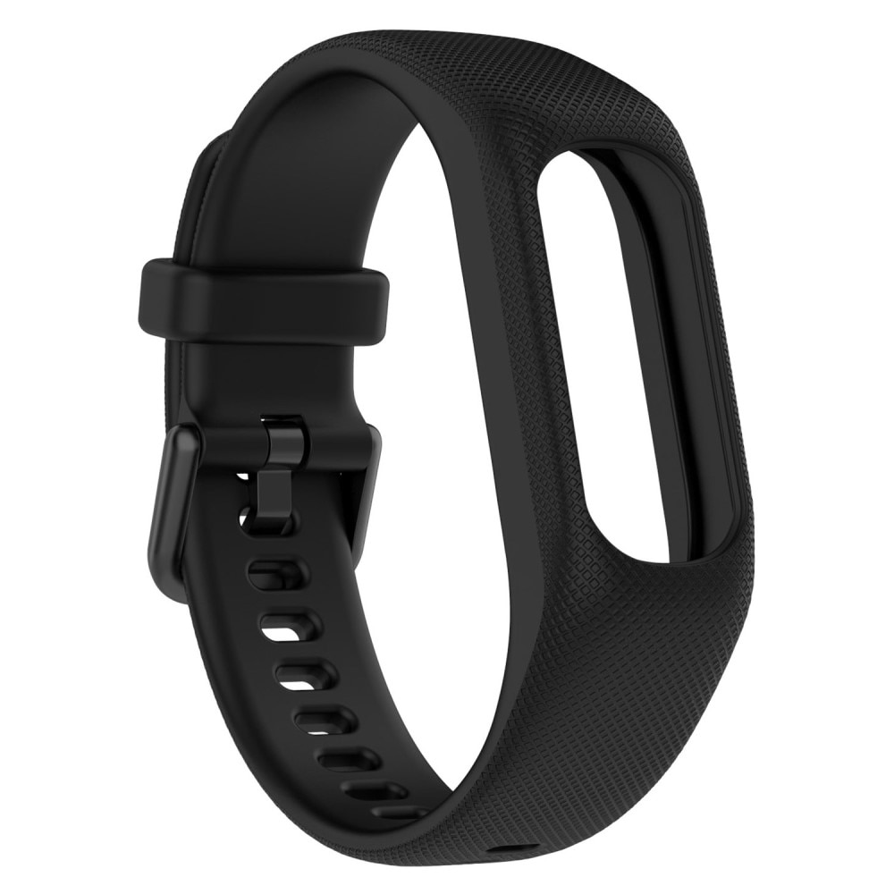 Cinturino in silicone per Garmin Vivosmart 5, Nero
