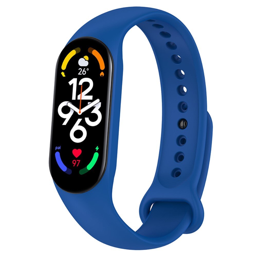 Cinturino in silicone per Xiaomi Mi Band 7, blu