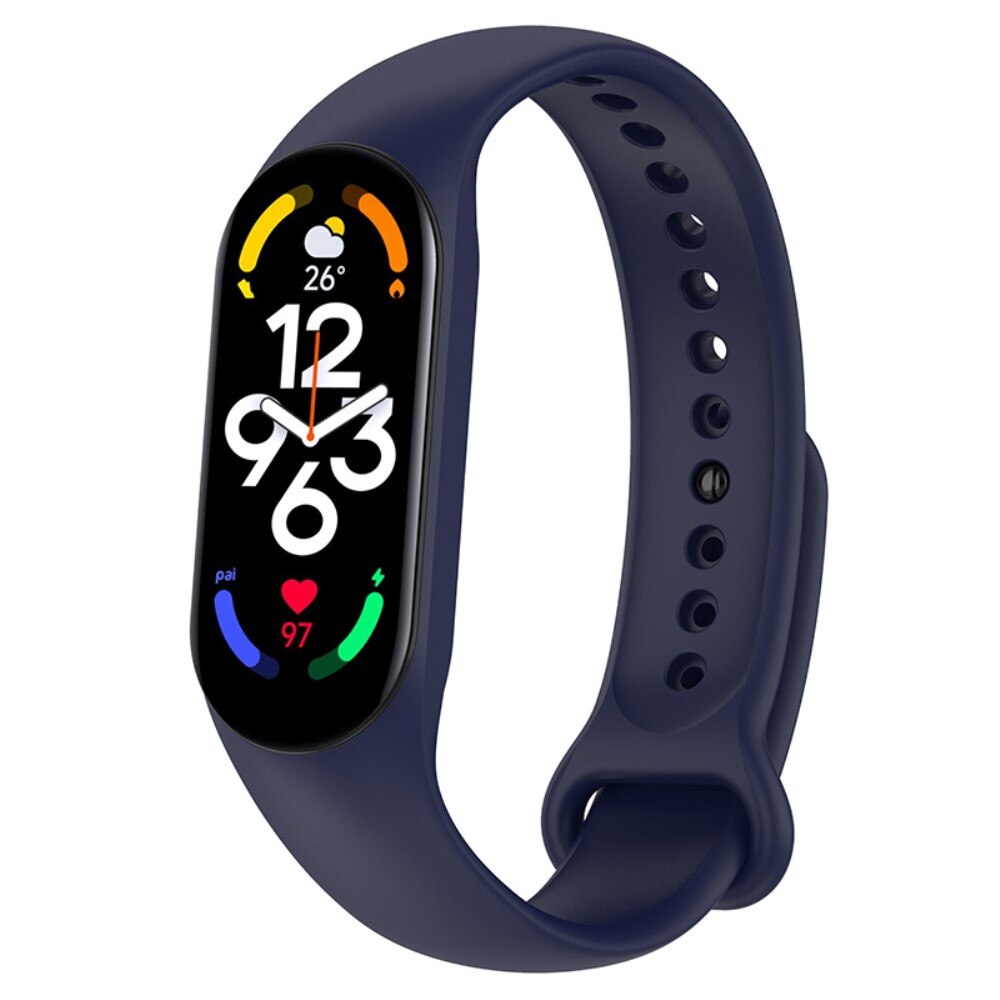 Cinturino in silicone per Xiaomi Mi Band 7, blu