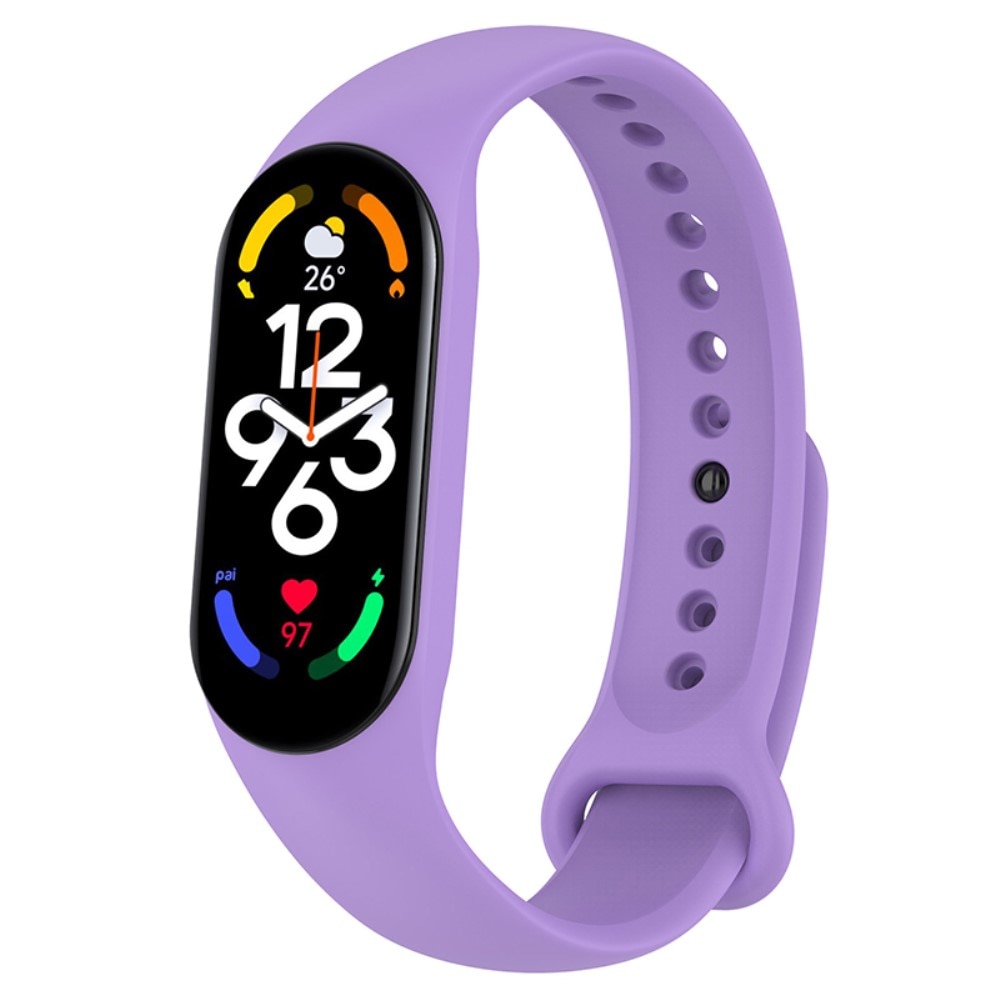 Cinturino in silicone per Xiaomi Mi Band 7, viola