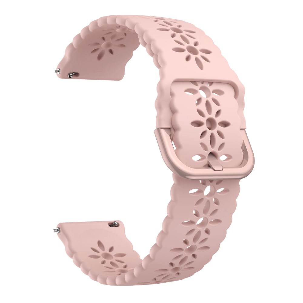 Cinturino in silicone fiore Samsung Galaxy Watch 4 40/42/44/46 mm Rosa