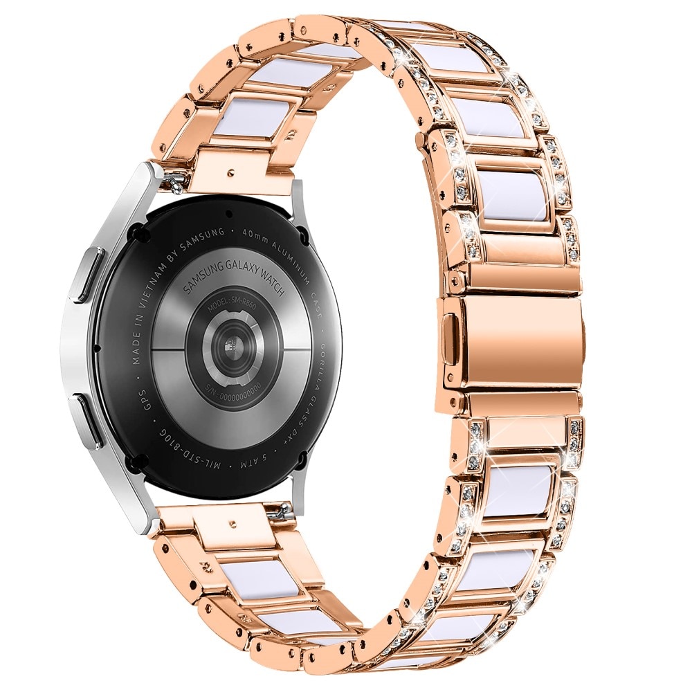 Cinturino di diamanti Polar Pacer Pro Rosegold Snow