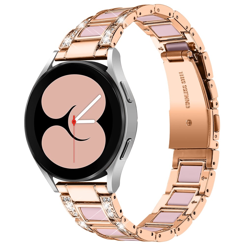 Cinturino di diamanti Samsung Galaxy Watch 4 40mm Rosa Rose