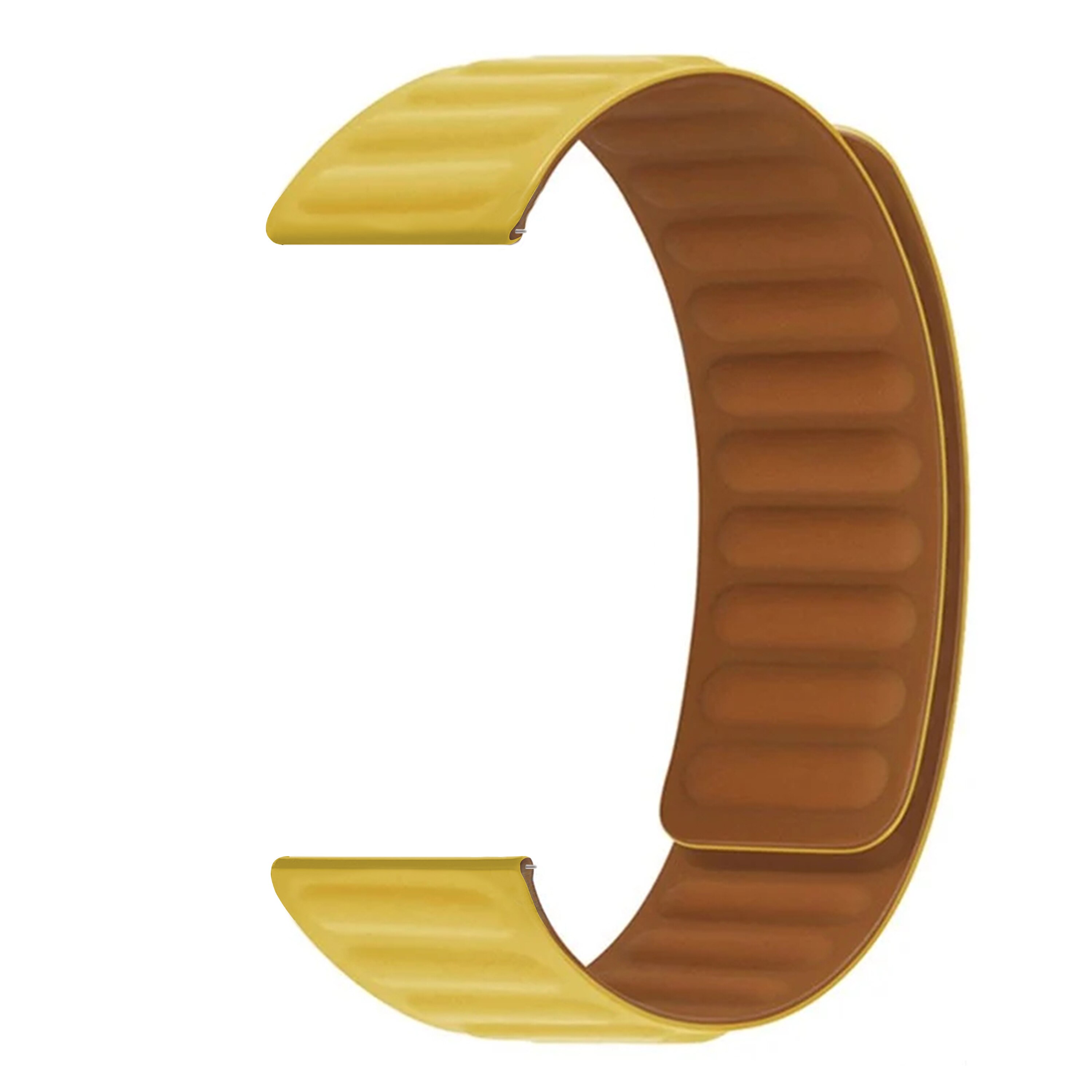 Cinturino magnetico in silicone Withings ScanWatch Horizon giallo