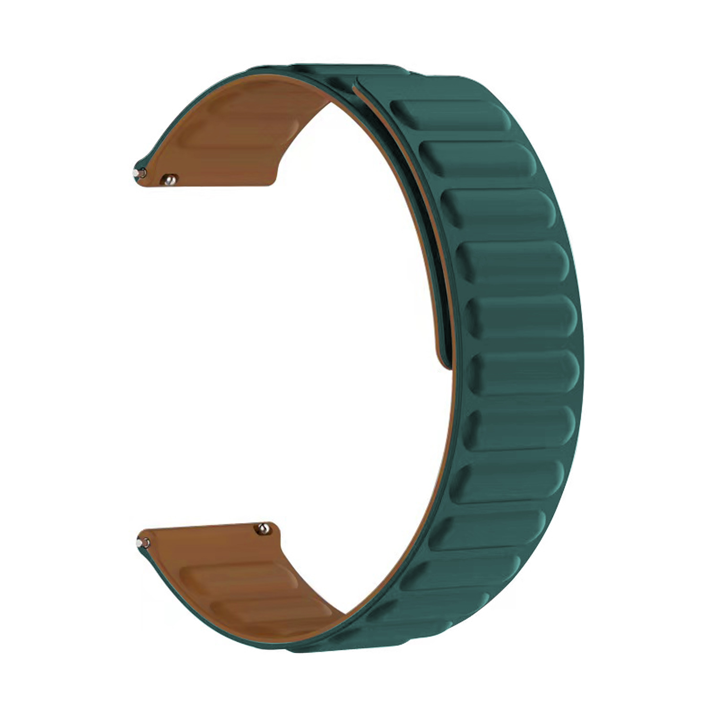 Cinturino magnetico in silicone Samsung Galaxy Watch 6 Classic 43mm verde