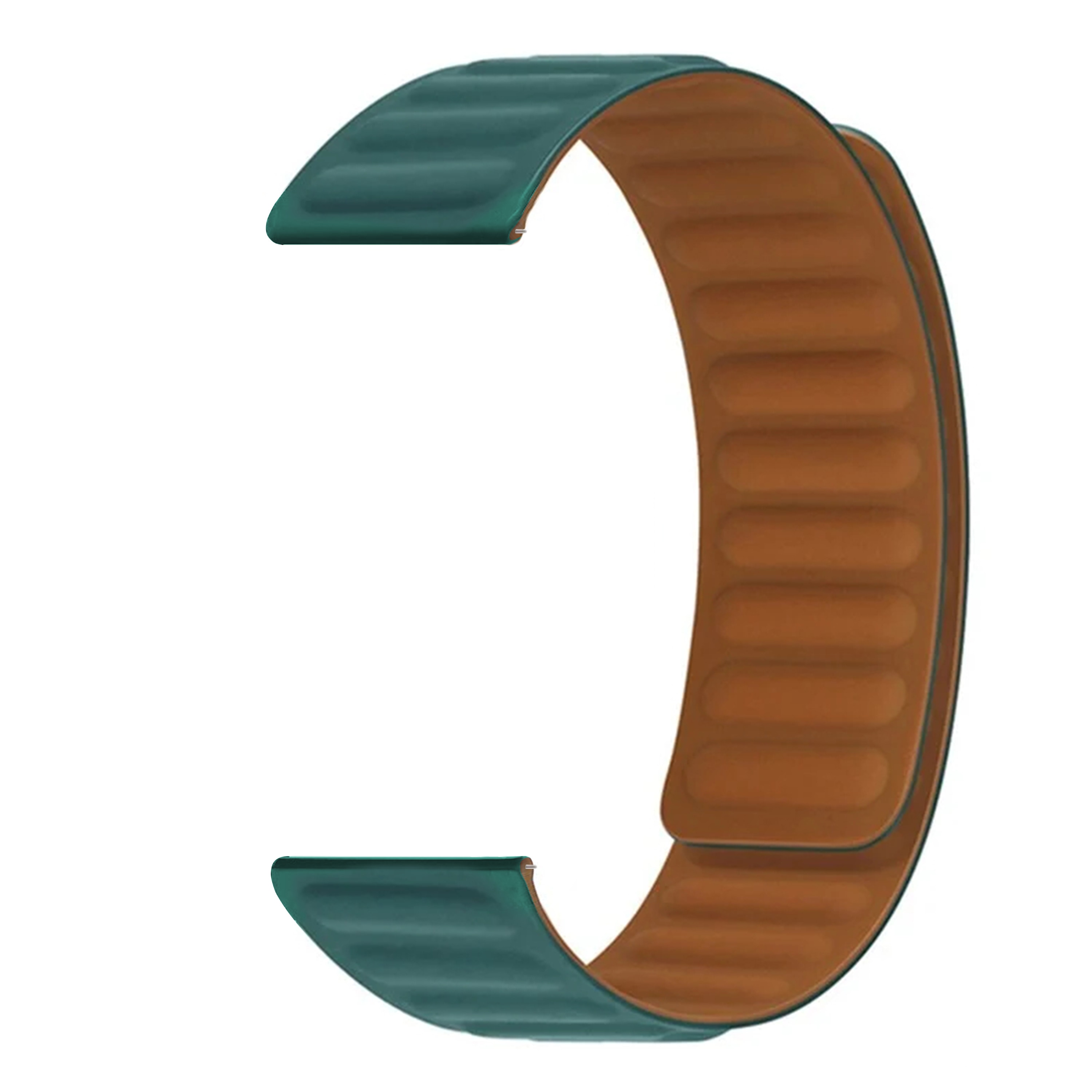 Cinturino magnetico in silicone Universal 20mm verde