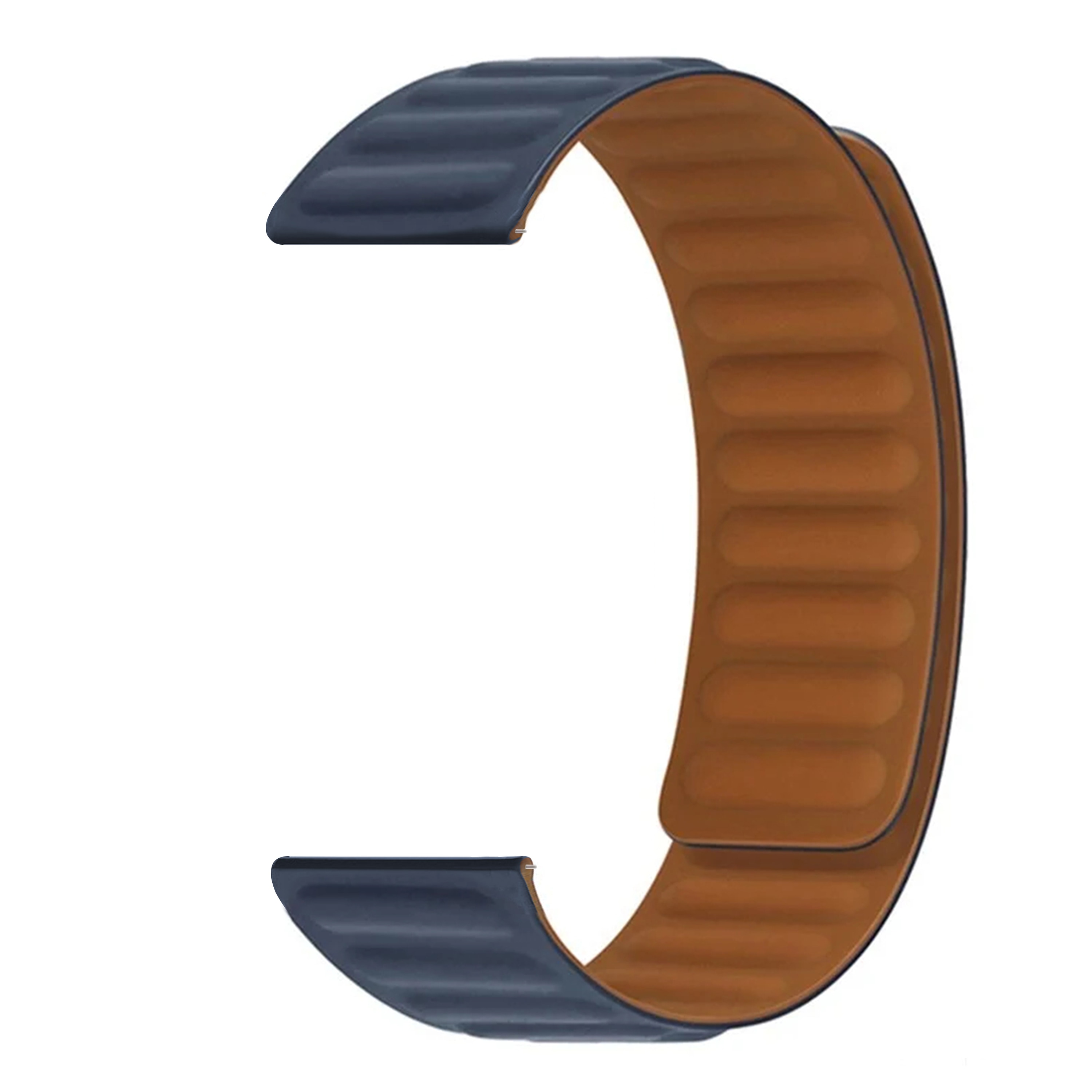 Cinturino magnetico in silicone Samsung Galaxy Watch 4 44mm blu scuro