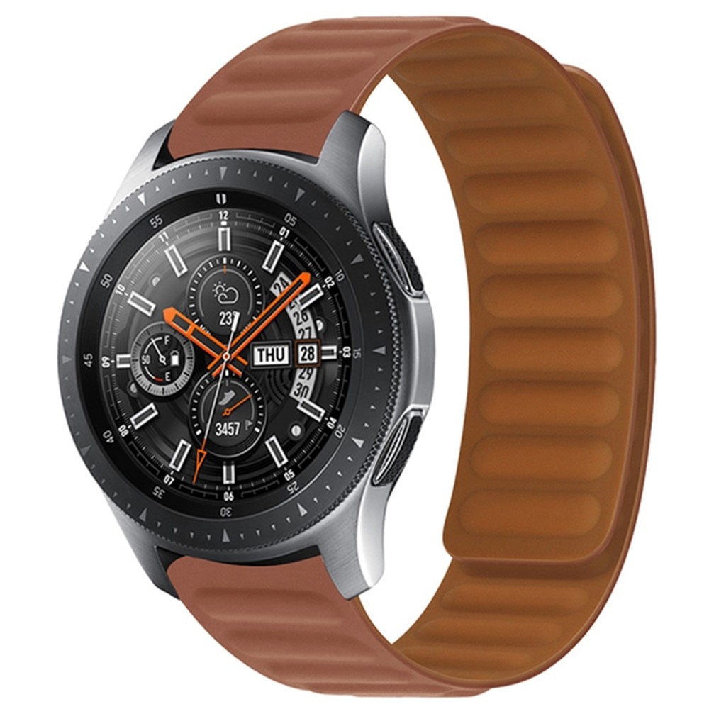 Cinturino magnetico in silicone Samsung Galaxy Watch 46mm Marrone