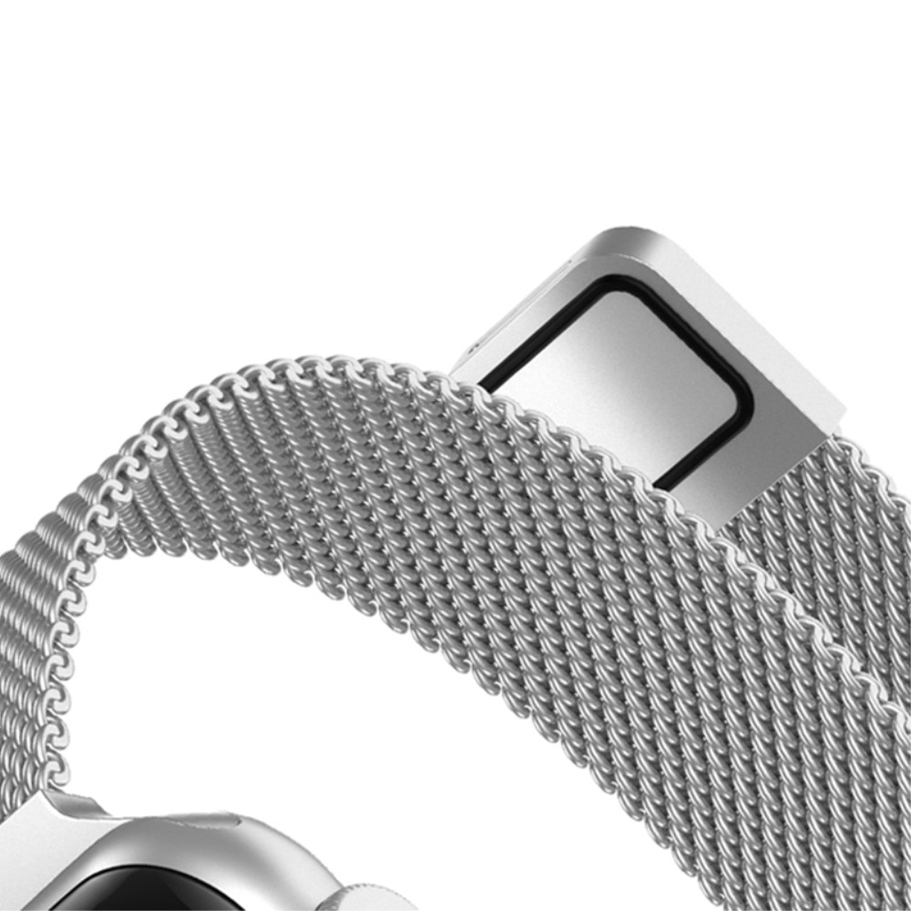 Cinturino sottile in maglia milanese Apple Watch 45mm Series 7 nero