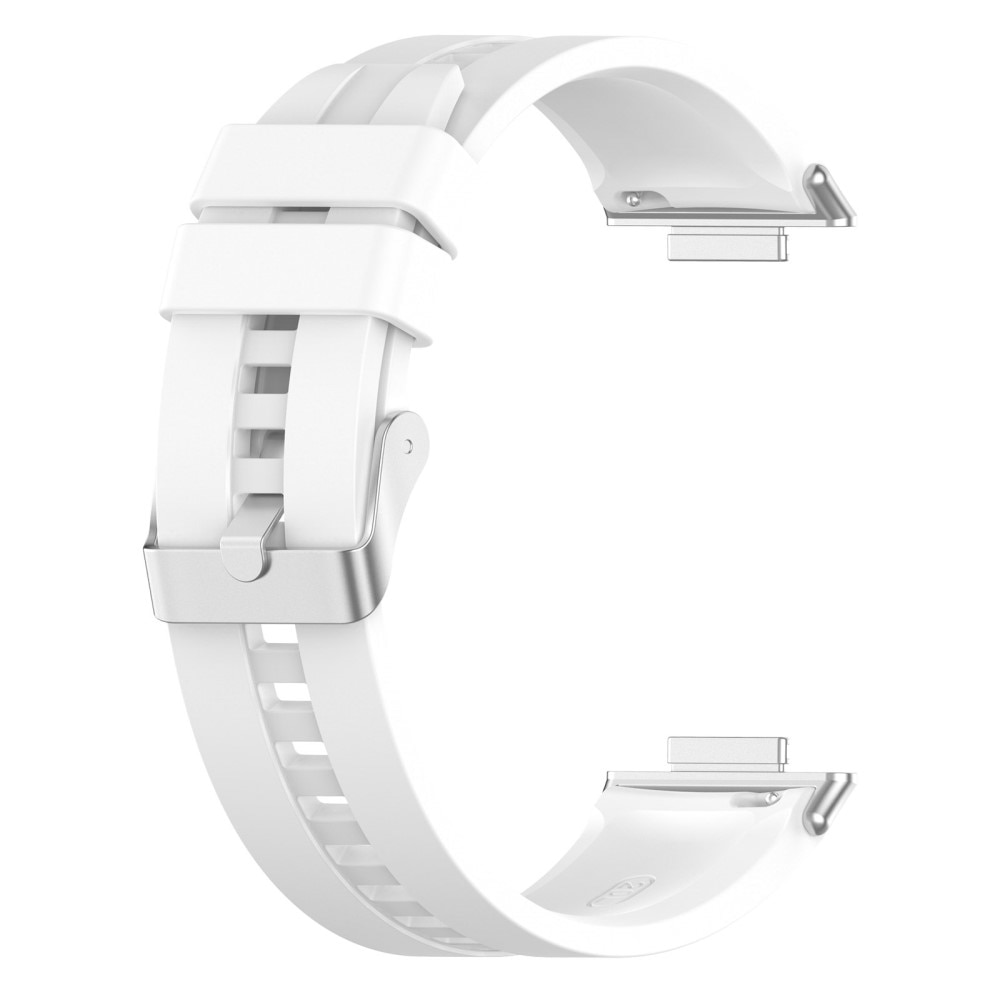 Cinturino in silicone per Huawei Watch Fit 2, bianco