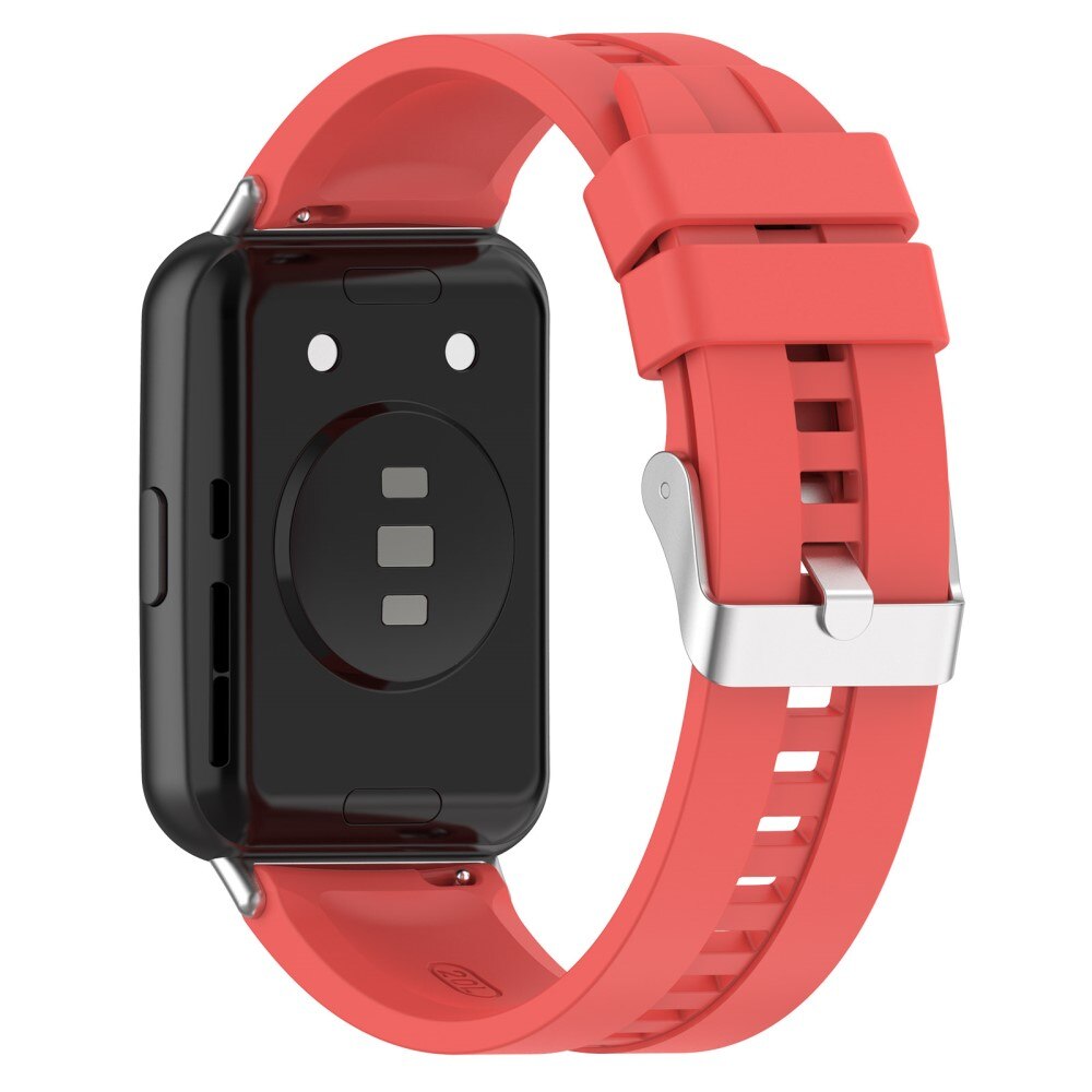 Cinturino in silicone per Huawei Watch Fit 2, Rosso