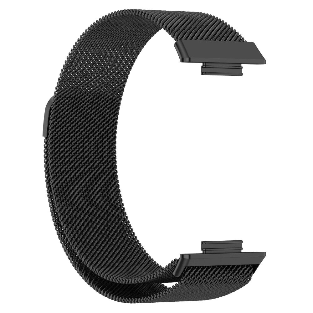 Cinturino in maglia milanese per Huawei Watch Fit 2, Nero
