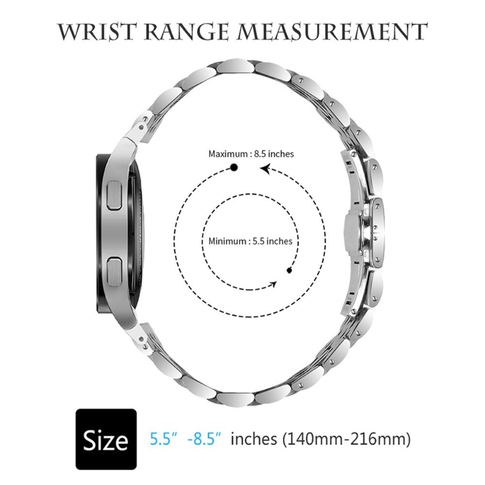 Cinturino in metallo Business Samsung Galaxy Watch 4 40mm d'argento