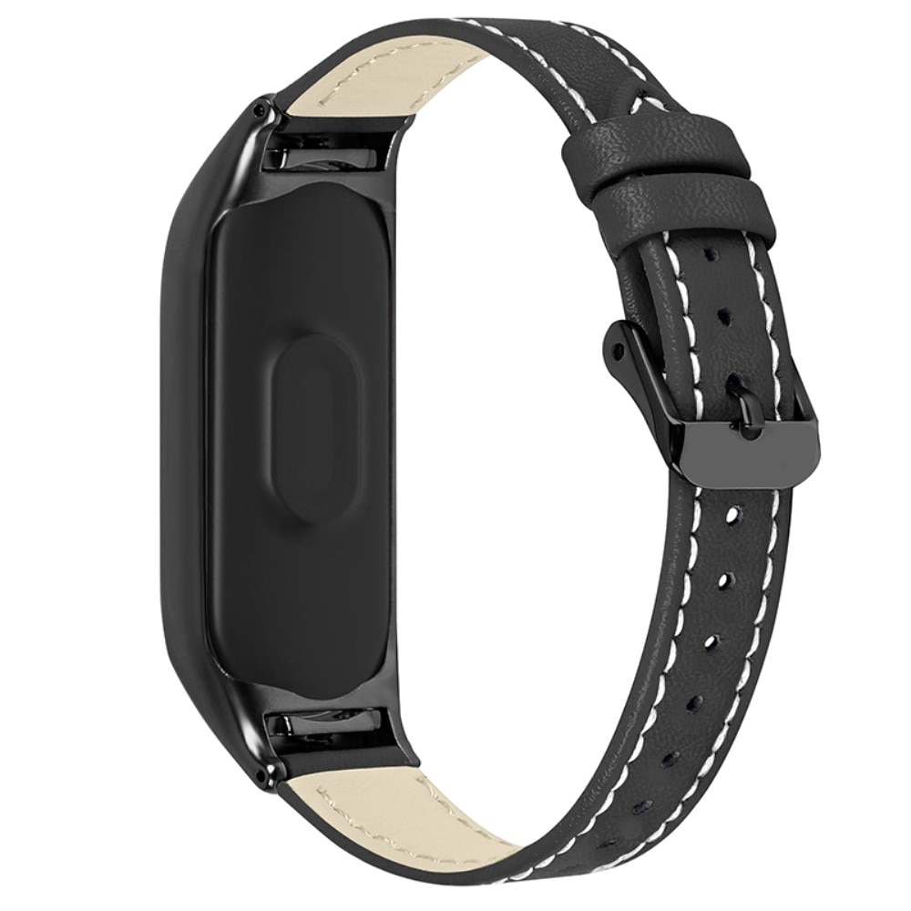 Cinturino in pelle Xiaomi Mi Band 7 Nero