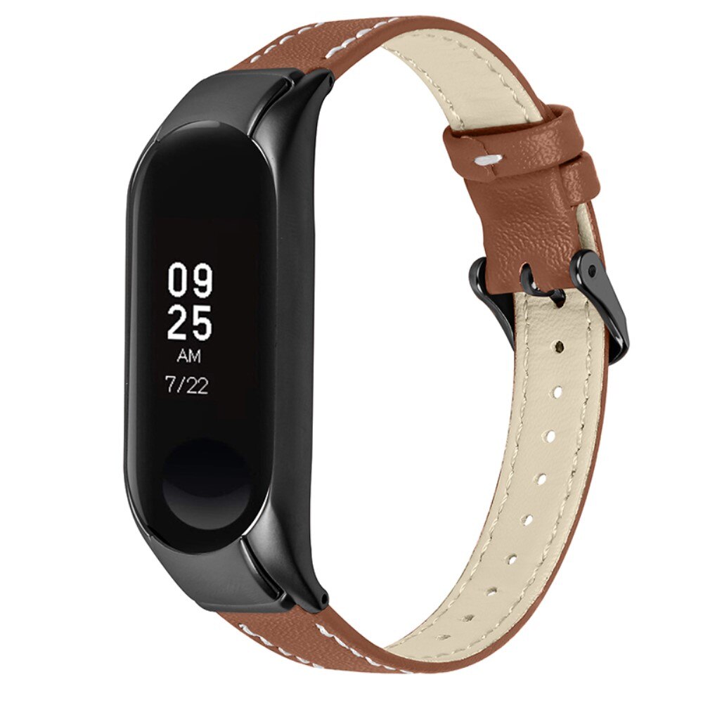 Cinturino in pelle Xiaomi Mi Band 7 Marrone