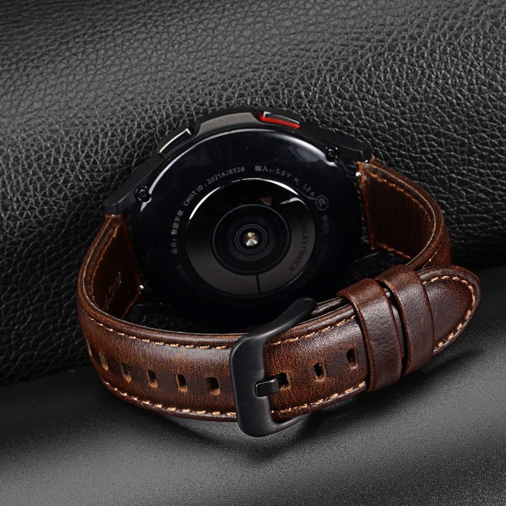 Cinturino in pelle Samsung Galaxy Watch 6 Classic 47mm Brown