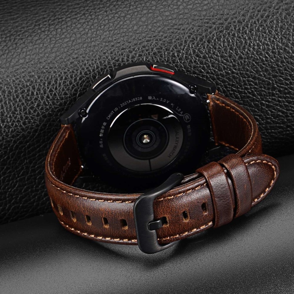 Cinturino in pelle Samsung Galaxy Watch 6 Classic 43mm Brown