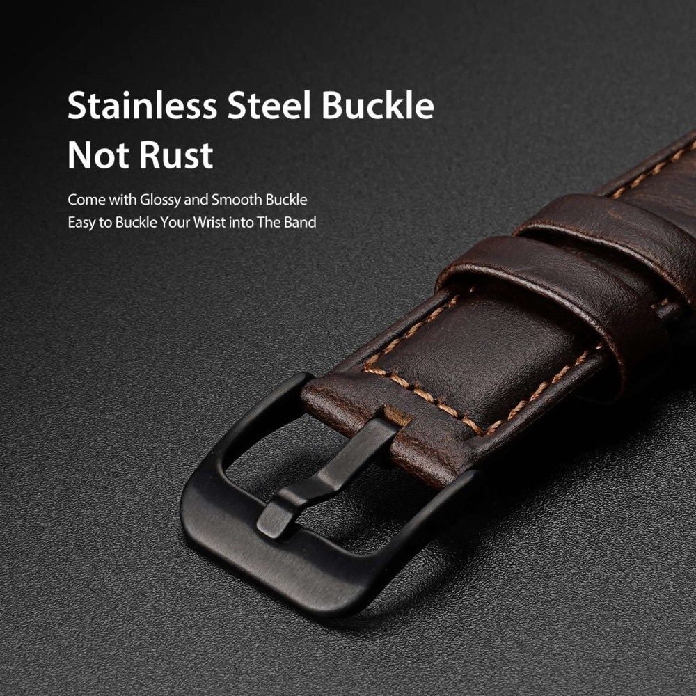 Cinturino in pelle Samsung Galaxy Watch 6 Classic 43mm Brown