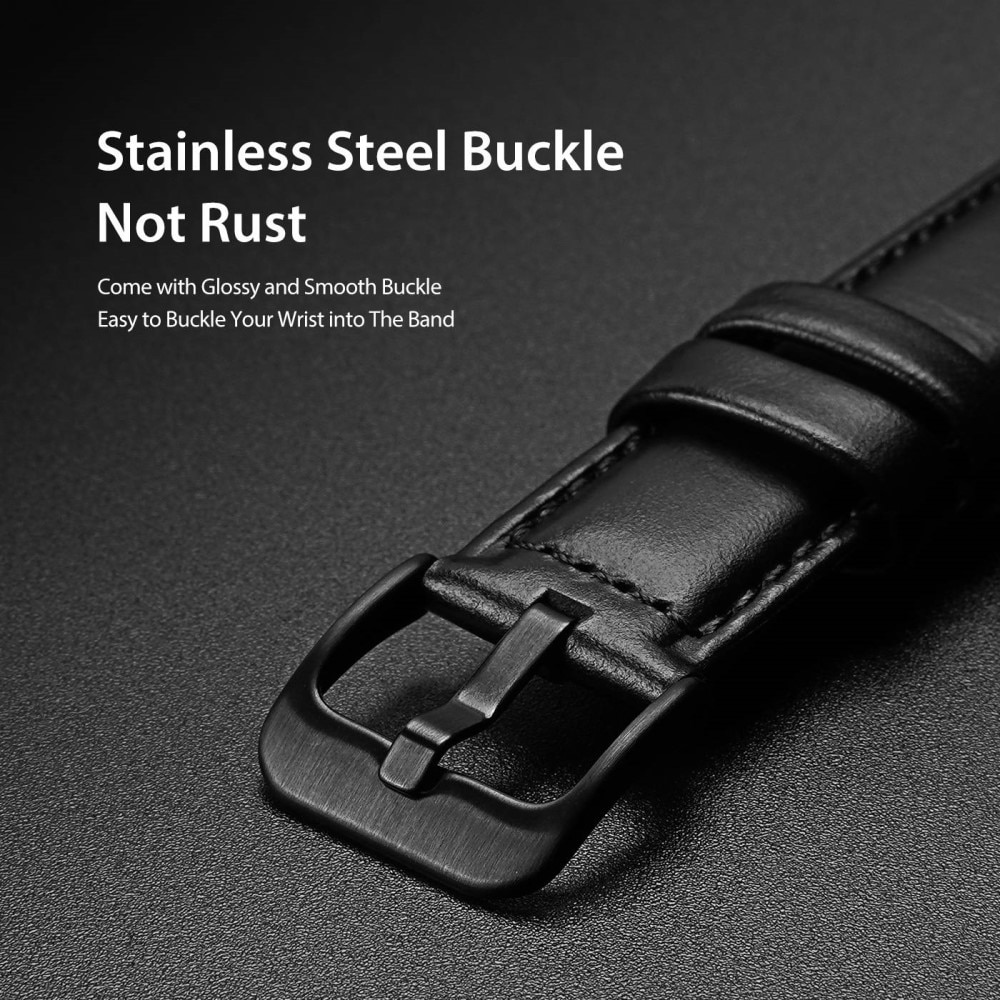 Cinturino in pelle Samsung Galaxy Watch 6 Classic 43mm Black