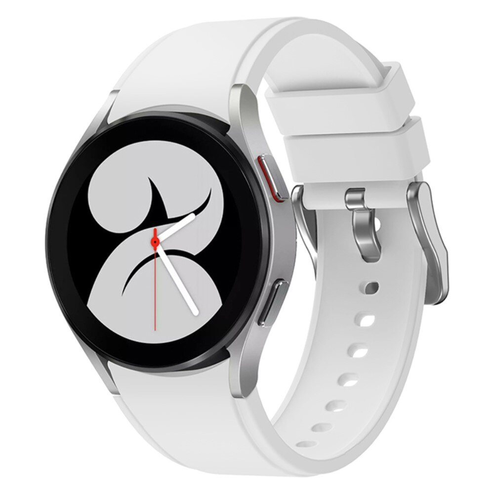 Full Fit Cinturino in silicone Samsung Galaxy Watch 4 Classic 42mm Bianco