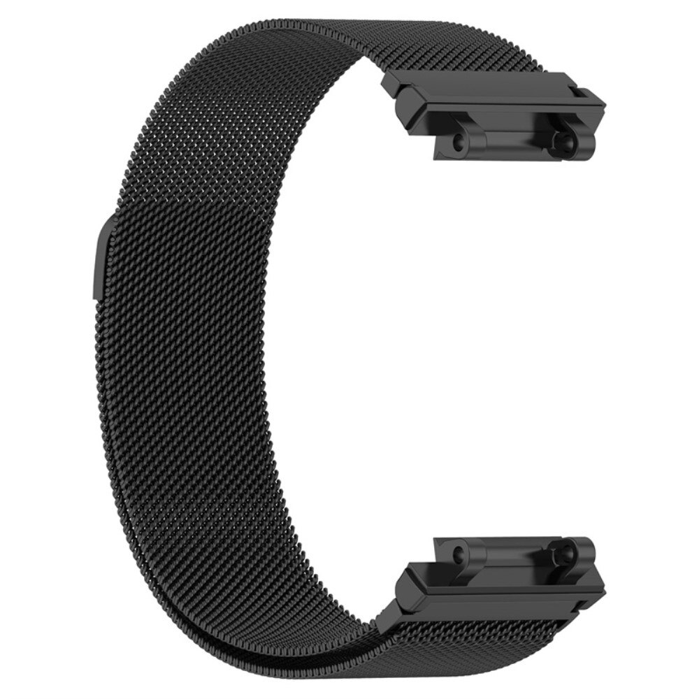 Cinturino in maglia milanese per Amazfit T-Rex 2, Nero