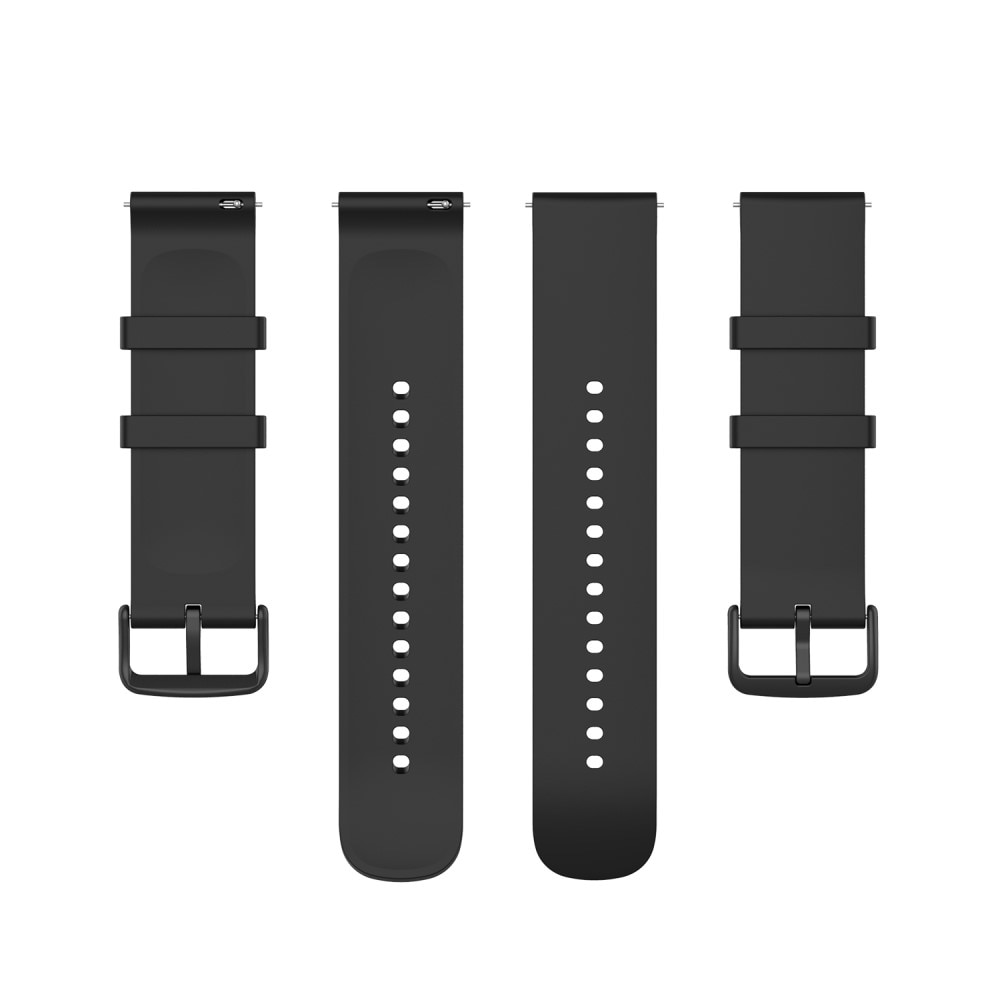 Cinturino in silicone per Universal 20mm, nero