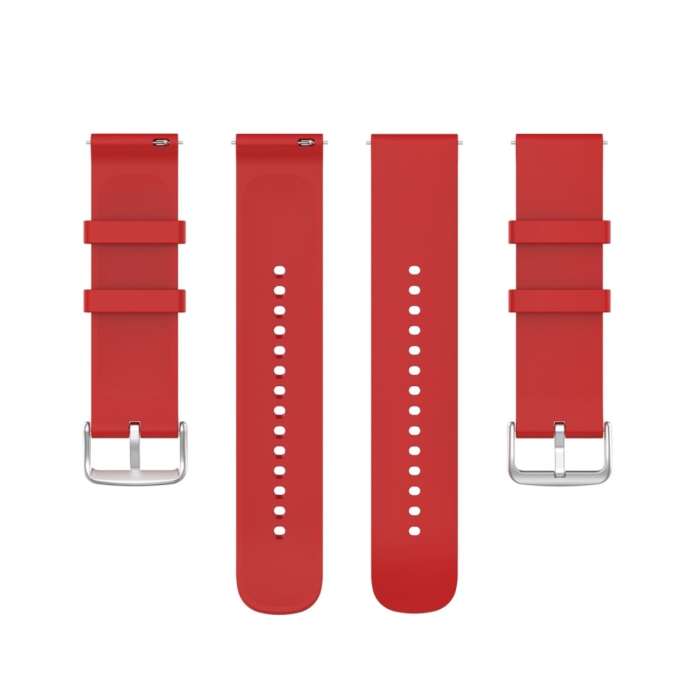 Cinturino in silicone per Withings ScanWatch 2 42mm, rosso