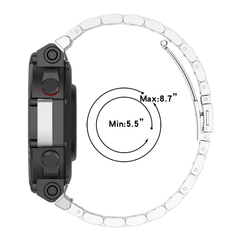 Cinturino in metallo Amazfit T-Rex 2 D'argento