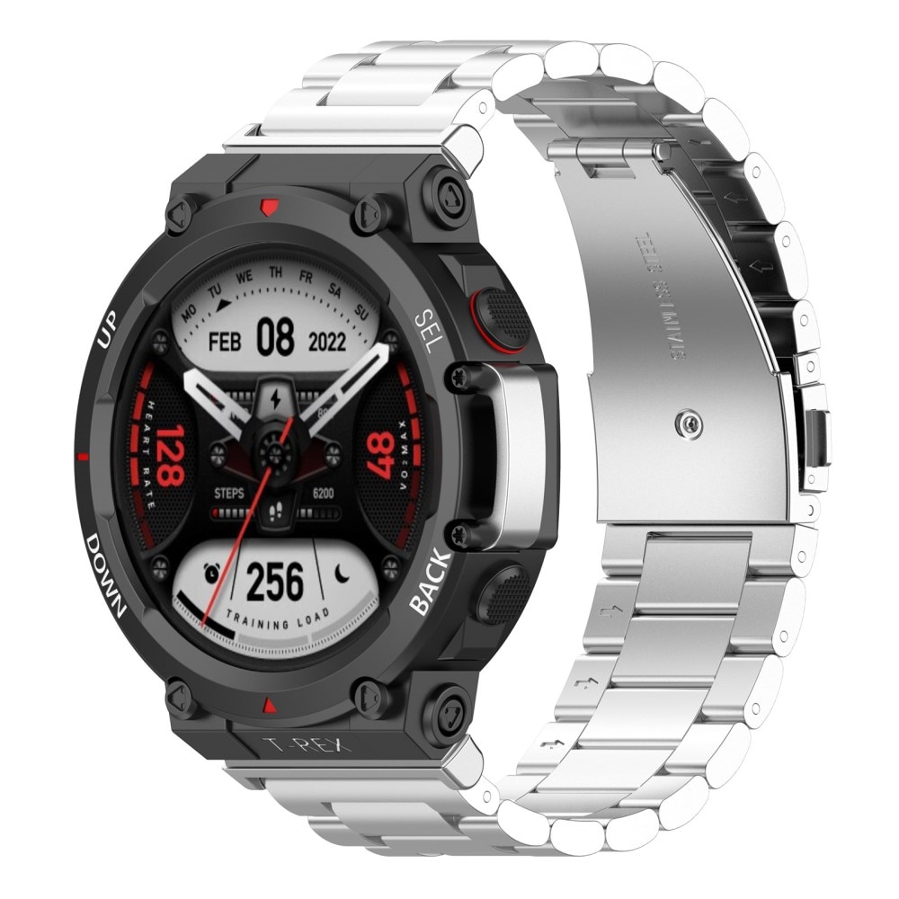 Cinturino in metallo Amazfit T-Rex 2 D'argento