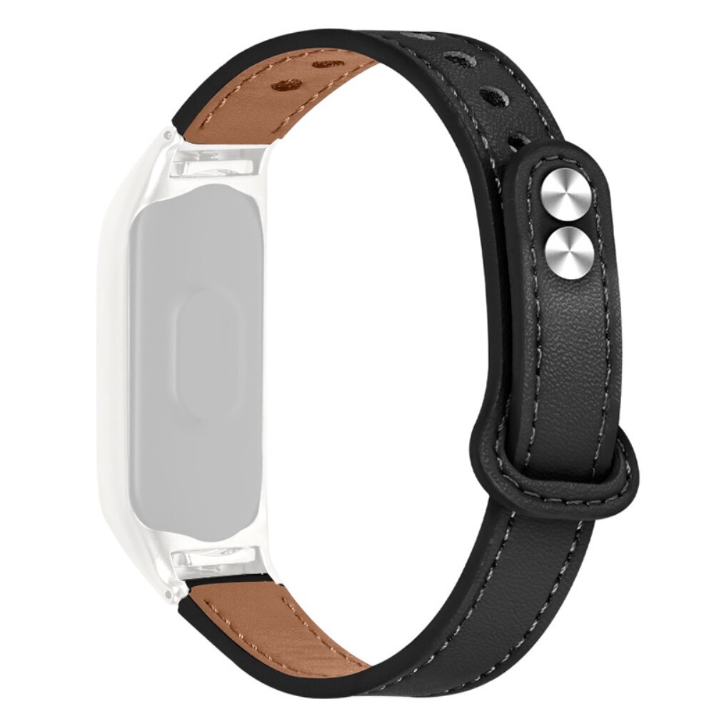 Cinturino Classico in pelle Xiaomi Mi Band 5/6 nero